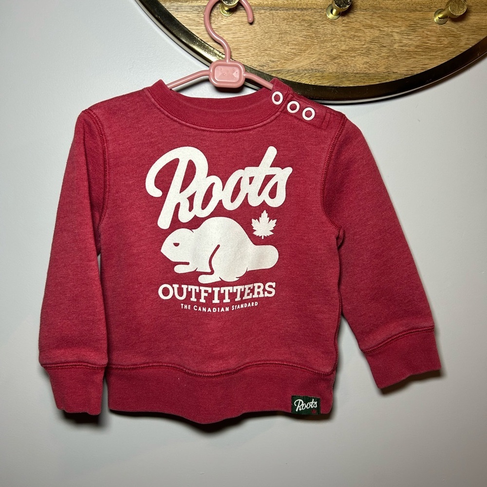 Roots Kids Burgundy Sweatshirt
